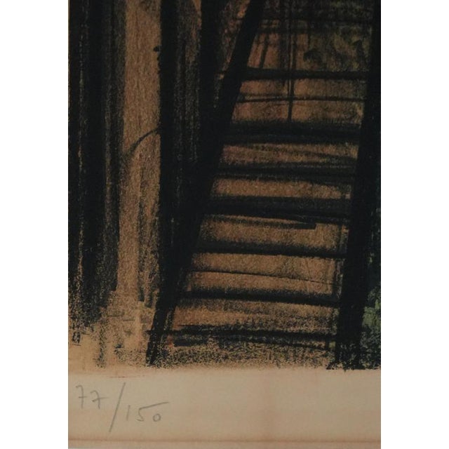 Bernard Buffet, San Francisco, Lombard Street, 1966, Lithograph For Sale - Image 4 of 9