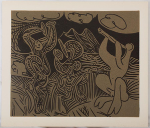 Pablo Picasso, Dancers and Musicians, Etching