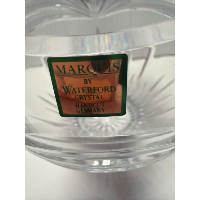Marquis by Waterford Calais Crystal Vase, Hand-Cut Lead Glass Architecture. This stunning elegant vase features...