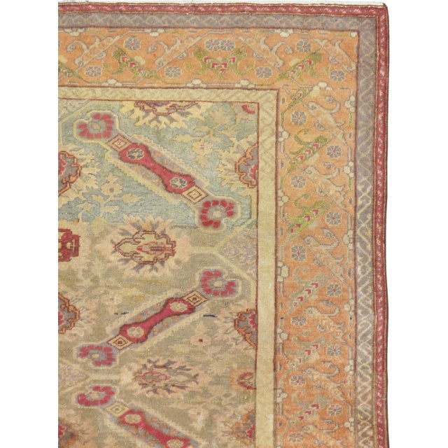 Rustic Galerie Shabab Collection Mid-20th Century Turkish Sivas Rug For Sale - Image 3 of 9