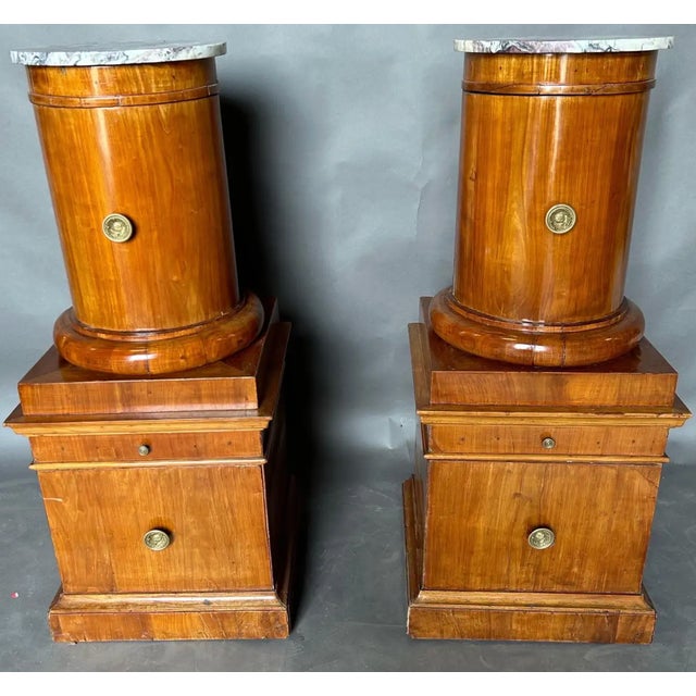 Biedermeier Great Pair of 19th Century Biedermeier Somnos For Sale - Image 3 of 4