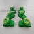 A playful set of six vintage hand-painted paper mâché napkin rings featuring dimensional lime slice toppers. Lightweight...
