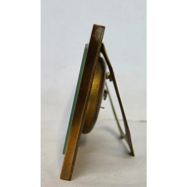 Early 20th Century Early 20th Century Art Deco Period Easel Back Desk Clock For Sale - Image 5 of 9