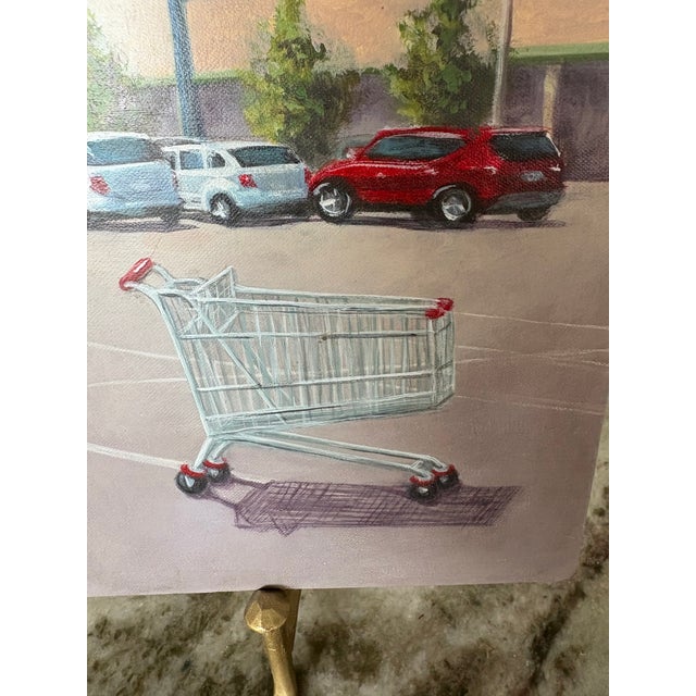 “Everyday Ethics”: Original Painting on Book Mounted and on Easel For Sale - Image 4 of 6