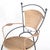 Wood Set of Rattan and Iron Armchairs, 1970s For Sale - Image 7 of 9