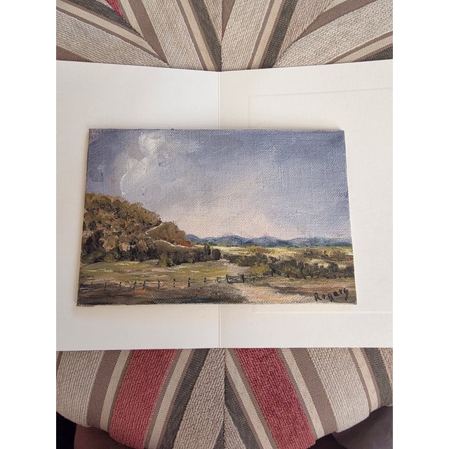 Small Texas Plein Air Painting on Canvas Board by Rogers For Sale In San Antonio - Image 6 of 7