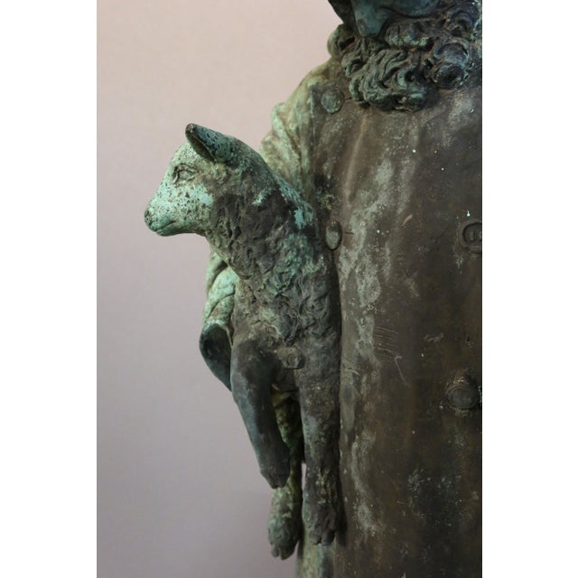 Shepherd and His Lamb, 1904, Bronze For Sale - Image 9 of 15