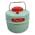 Retro 1950's Camp Jug Kwik-Way MFG Co St Louis Mo Vintage Aqua Blue and Red For Sale