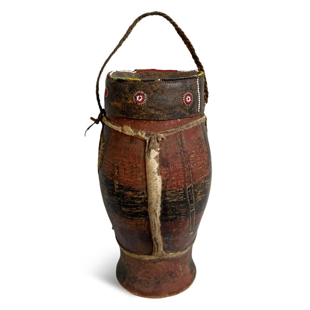 Tribal Antique Old Herbal Medicine Container Kenya For Sale - Image 3 of 13
