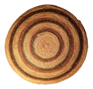 Vintage Apache Polychrome Coil Basketr