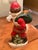 Vaillancourt Folk Art “Father Christmas With Walking Stick” For Sale - Image 4 of 8