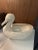 Perfect for festive dinners! Casually elegant, this white ceramic wicker tureen shaped like a duck floating on water will...
