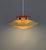 1980s Mid-Century Modern Danish Pendant Lamp in Yellow & Orange Metal, 1970s For Sale - Image 5 of 10