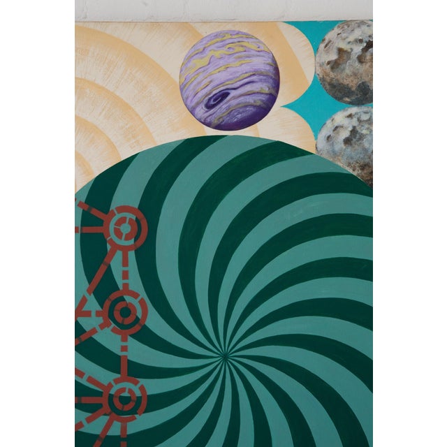 Textile Original 1980’s Art by C. Avner For Sale - Image 7 of 8