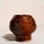 Vintage Brutalist Wabi Sabi Sculptural Studio Pottery Red and Black Glaze Ceramic Vessel For Sale - Image 4 of 17