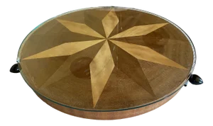 Vintage Marquetry Turntable