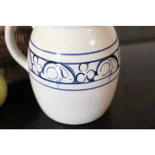 Dedham Style Rabbit Pitcher For Sale - Image 9 of 12