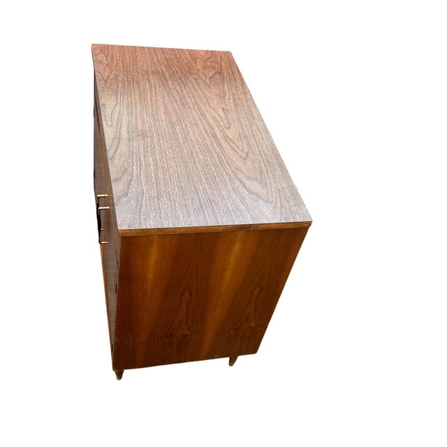 Mid 20th Century Walnut Cabinet Laminate Top For Sale - Image 10 of 17
