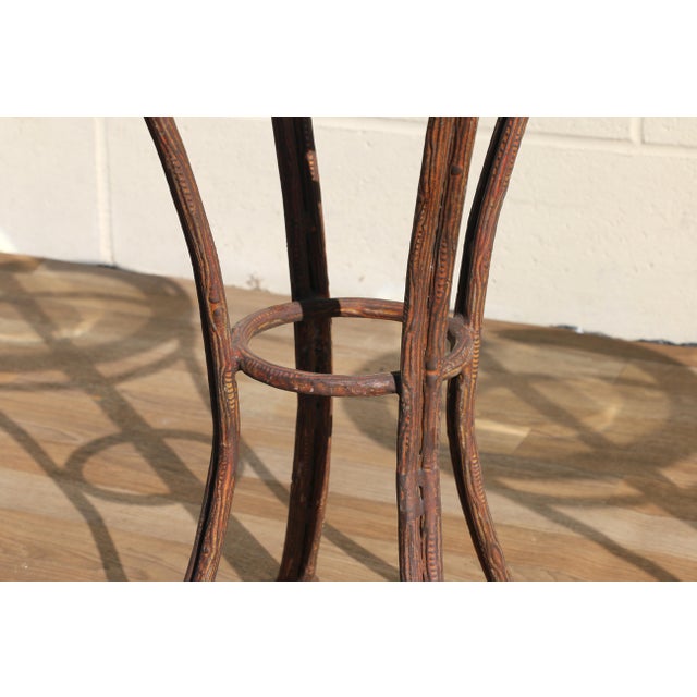 Pair of Twig Wrought Iron Outdoor/Indoor Side Tables by Rose Tarlow Melrose House For Sale - Image 16 of 18