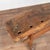 Early 20th Century Rustic Narrow Carpenters Workbench Console Table For Sale - Image 4 of 15