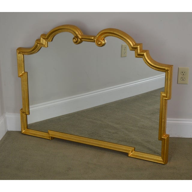 Ethan Allen Italian Gilt Frame Wall Mirror Chairish