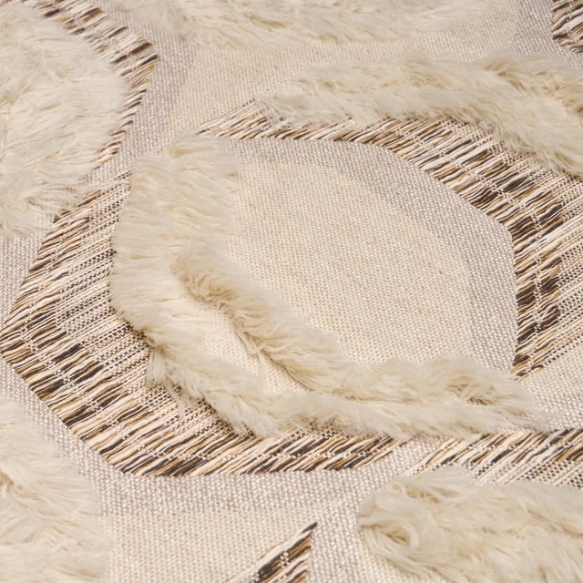 Schumacher Sample - Schumacher Samira Fabric In Birch For Sale - Image 4 of 5