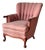 Mid-Century French Provincial Channel-Back Armchair For Sale