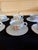 Vintage Hand Painted Majolica Cantagalli Firenze Italian Coffee Pot, Sugar and Creamer and Cups and Saucers. Set of 6. Rare. For Sale In New York - Image 6 of 11