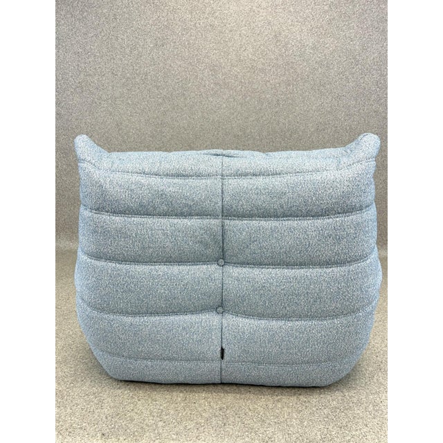 Textile Togo One-Seater Sofa in Light Blue from Ligne Roset, 2010s For Sale - Image 7 of 18