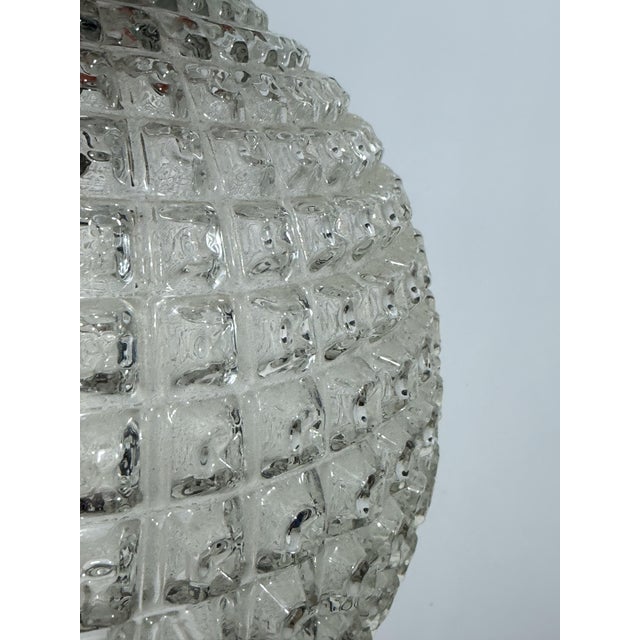 Spherical Pendant Light in Glass, Italy, 1970 For Sale - Image 6 of 13
