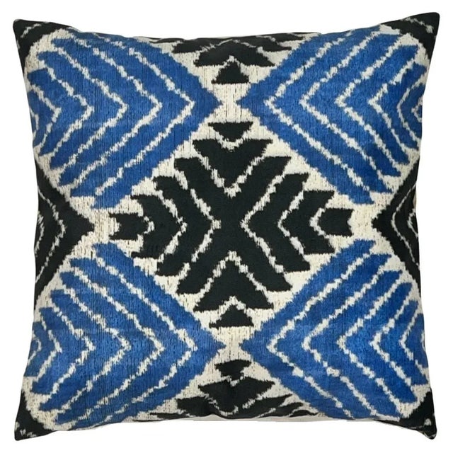 Pasargad Turkish Style Ikat Pillow For Sale - Image 4 of 4