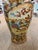 Vintage Japanese Satsuma Moriage Style Embossed Hand Painted Floor Vase 37in For Sale - Image 4 of 8