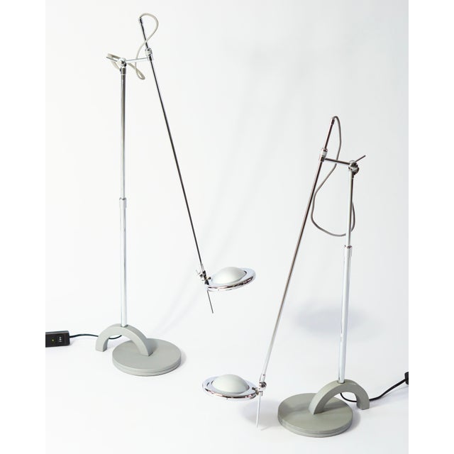 Metal Vintage Italian Table Lamp by Mario Nanni for Viabizzuno, 1995 For Sale - Image 7 of 11