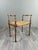 Wood 20th Century Carved Wooden Bench with Caning For Sale - Image 7 of 9