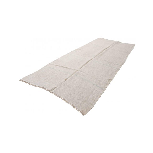 Vintage Modern Hemp Kilim Rug - 5`0″ X 10`8″ Ft. For Sale - Image 4 of 6