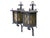 Renaissance 1950's Italian Wrought Iron Exterior Wall Lanterns, a Pair For Sale - Image 3 of 9