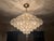 Vintage Swarovski Baronet 12 Light Chandelier by Schonbek. Description. 12 Feet (Total) Length of Gold Plated Chain - 4...