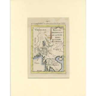 Antique Map of Northern India and the Bengal Gulf by Mallet, 1686 For Sale