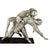 Thomas Cartier, Art Deco Sculpture of Cubist Dancers Pierrot and Colombine, 1930s, Bronze on Marble Base For Sale - Image 3 of 11
