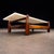 Móveis Cimo Architectural Brazilian Modern Coffee Table in Rosewood and Marble, Cimo, 1950s For Sale - Image 4 of 13