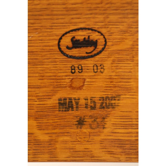 Stickley Mission Collection Oak Desk Box For Sale - Image 17 of 18