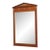 Vintage Mahogany Pediment Top Wall Mirror For Sale