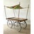 Mid 20th Century Vintage Wooden Market Cart With Fabric Canopy For Sale - Image 5 of 12
