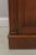 Brown Statton Federal Style Cherry Breakfront China Cabinet For Sale - Image 8 of 13