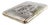 Matte Silver Cigarette Case with Batalha Monastery in High Relief and Gilt Interior For Sale