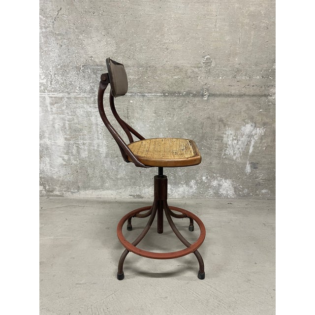 American Vintage 1930’s Western Electric 4a Operator’s Chair For Sale - Image 3 of 14