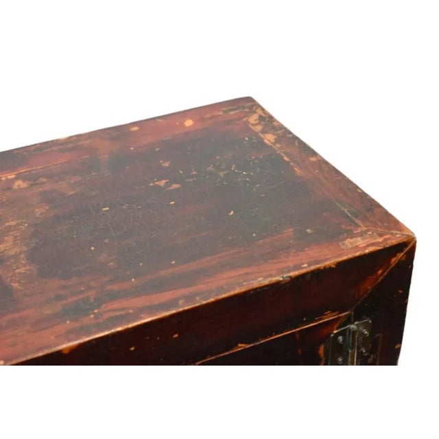 Wood 19th Century Antique Chinese Sideboard Cabinet For Sale - Image 7 of 12