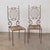 Neoclassical Mid 20th Century French Neoclassical Iron and Woven Accent Chair For Sale - Image 3 of 11