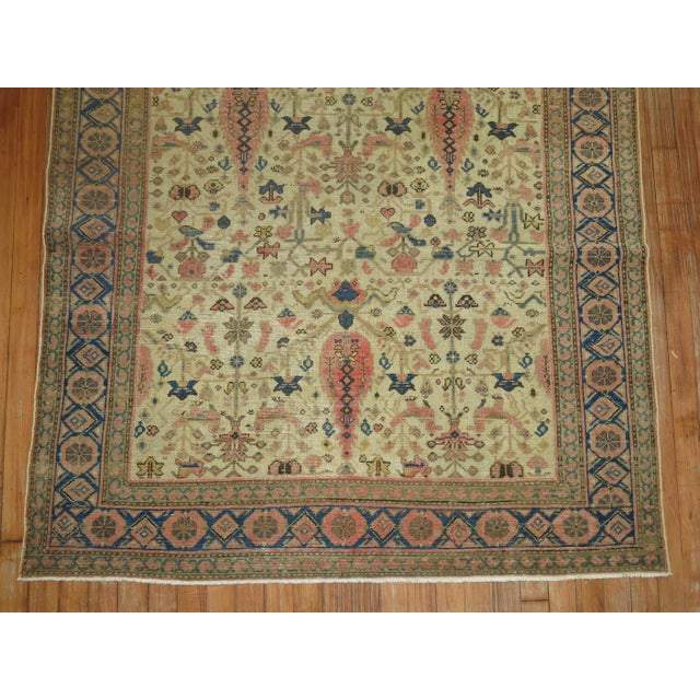 Light Pink Vintage Malayer Rug, 4'4'' X 6'6'' For Sale - Image 8 of 9