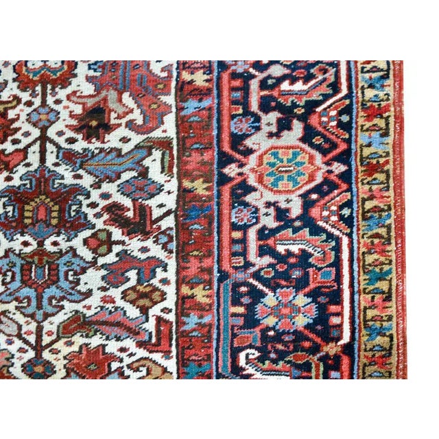 Early 20th Century Vintage Heriz Rug For Sale In Chicago - Image 6 of 12